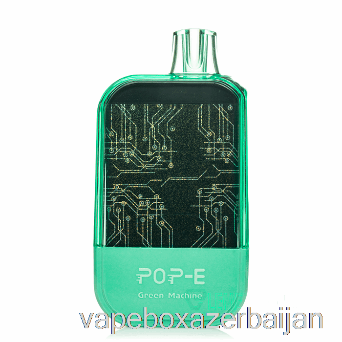 E-Juice Vape Pop-E 10000 Disposable Green Machine